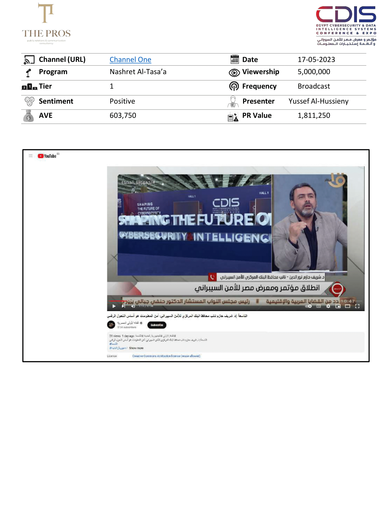 Media Coverage Report