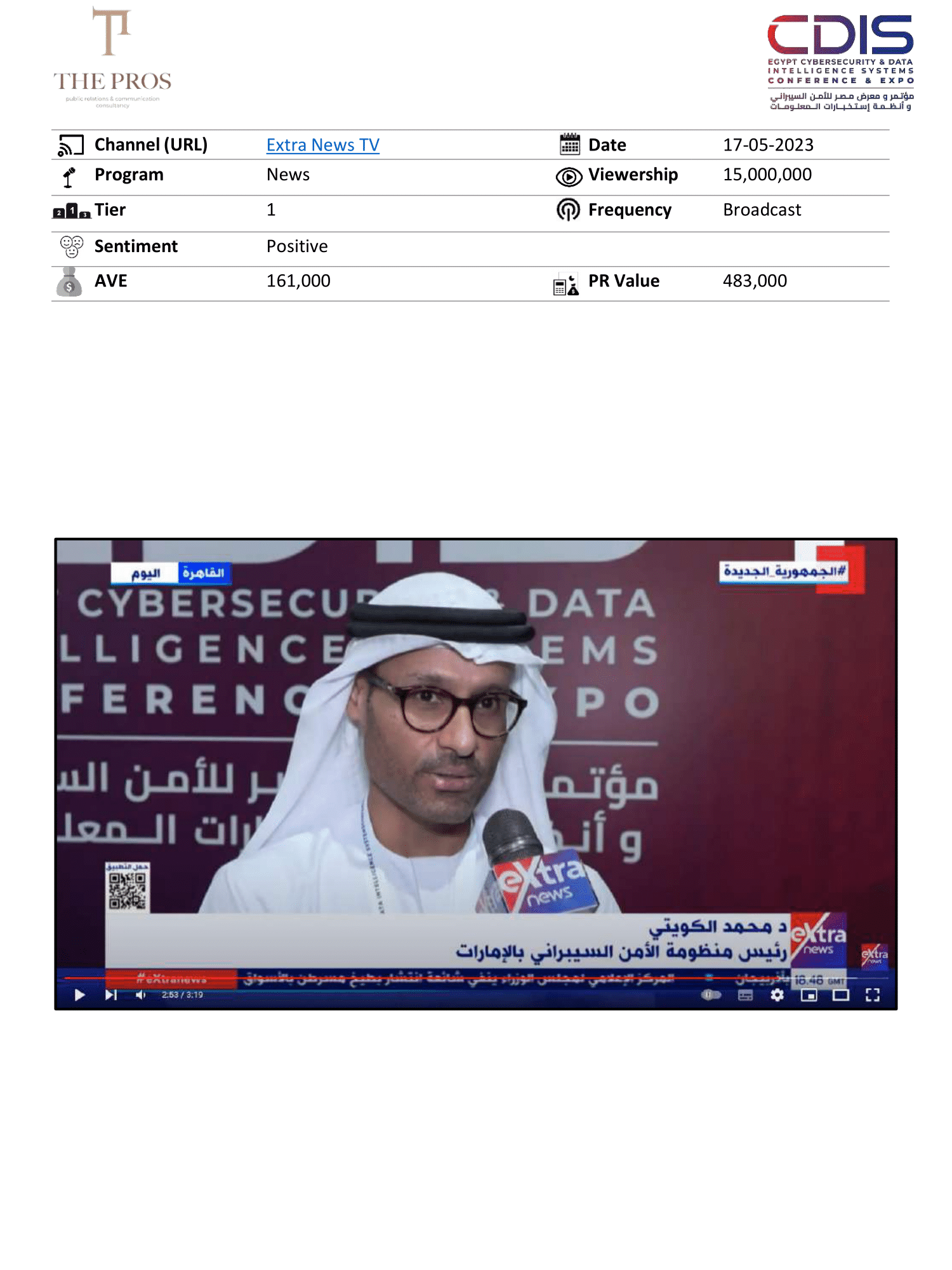 Media Coverage Report
