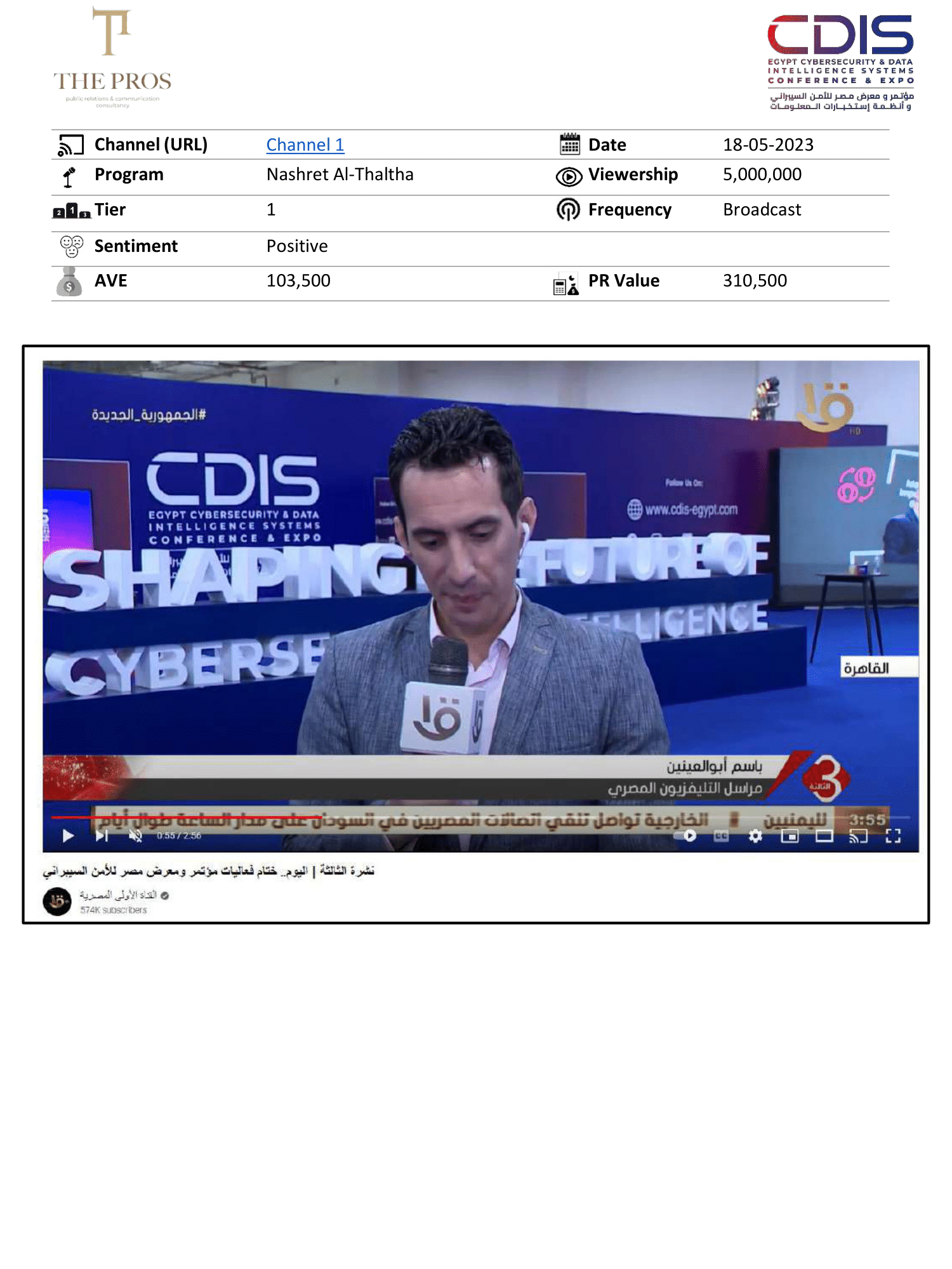 Media Coverage Report